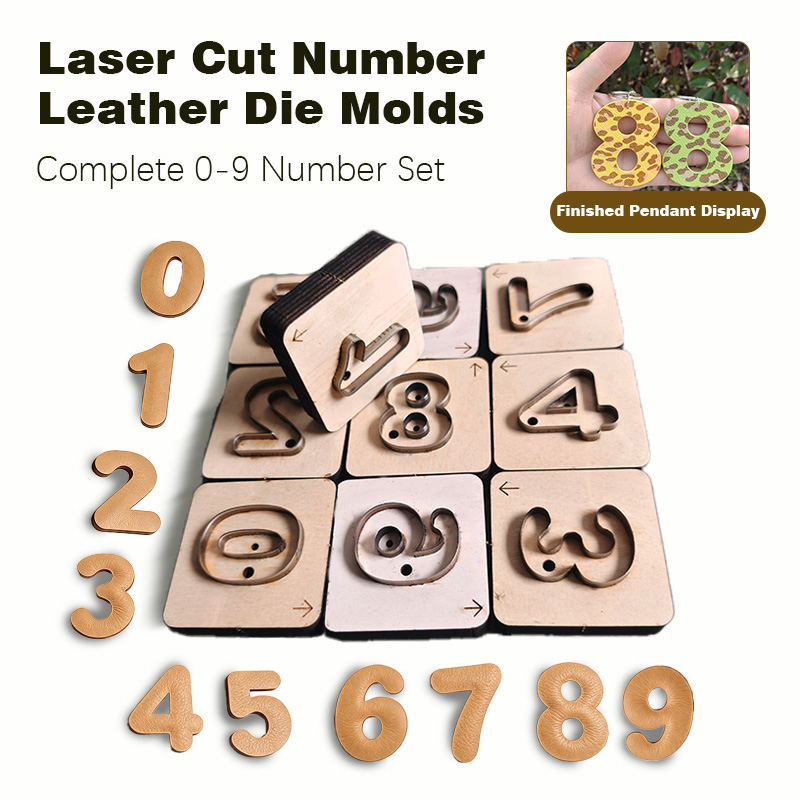 0-9 Digit Leather Keychain Cra - Monogram Keychain Leather recension och pris