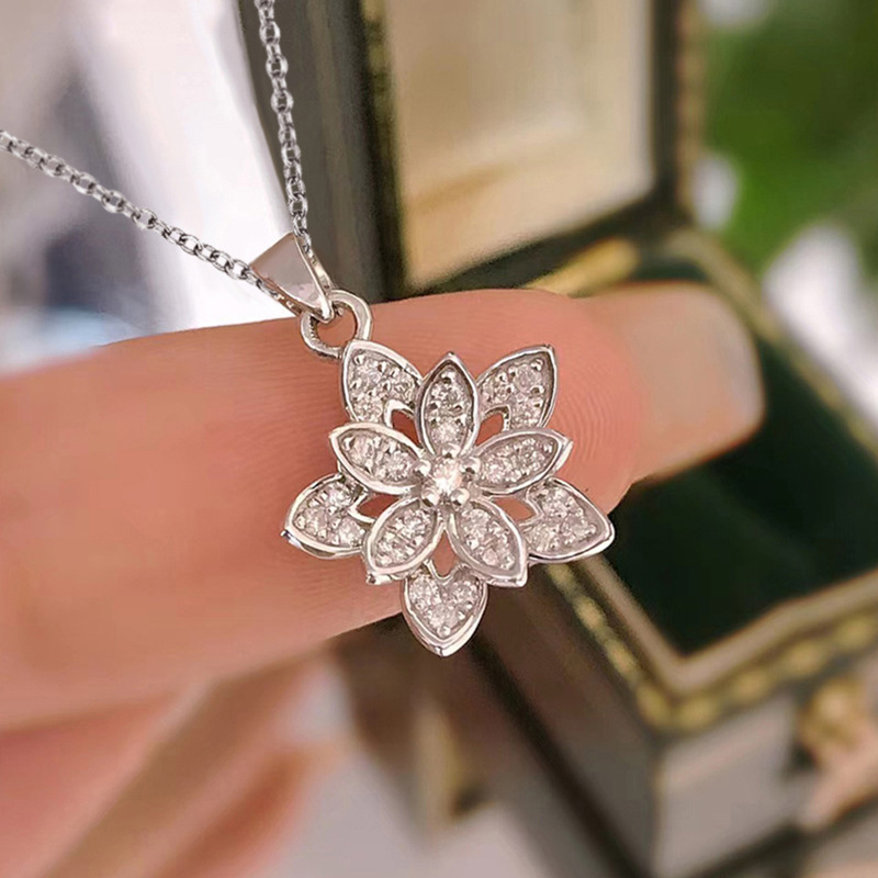 925 Sterling Silver Flower Nec - Birth Flower Necklace recension och pris